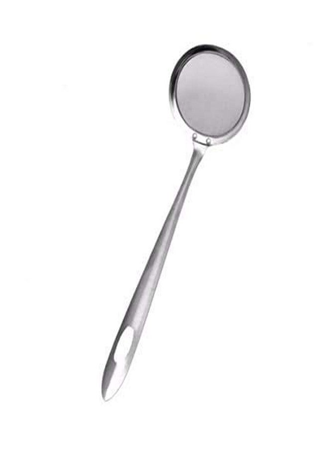 Sakar Stainless Steel Mesh Strainer | Round Frying Spoon for Kitchen | Food Cooking | Oil Filter Utensil | Light Weight Drainer (Pack of 1). - Image 2
